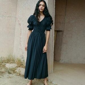 DÔEN Ischia Dress - Black - Size Small